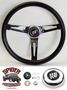 1961-1963 Buick steering wheel 13 1/2" MUSCLE CAR CHROME - Picture 1 of 7