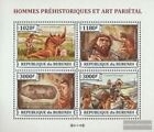 Burundi 3253-3256 Kleinbogen (kompl. Ausgabe) postfrisch 2013 Prähistorische Men