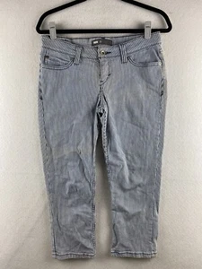 Levis 311 Shaping Skinny Capri Jeans 28 Blau Stretch Nadelstreifen Railroad Core - Bild 1 von 10