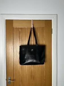 The Bridge Premium Tote Large Shopper TASCHE schwarz Leder Beschreibung lesen - Bild 1 von 11