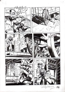 CARLO AMBROSINI - Tavola originale Texone n.19 "Il prezzo della vendetta" p.134 - Imagen 1 de 1