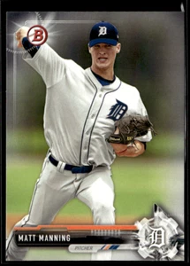 2017 Bowman #BP122 Matt Manning Tigers Prospect - Picture 1 of 2