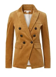 VERONICA BARTCORD MILLER DICKEY ZWEIREIHIGER BLAZER CAMEL GRÖSSE 2 - Bild 1 von 20