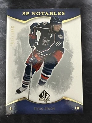 2007-08 SP Authentic SP Notables 144 Rick Nash Columbus Blue Jackets - Image 1 of 3