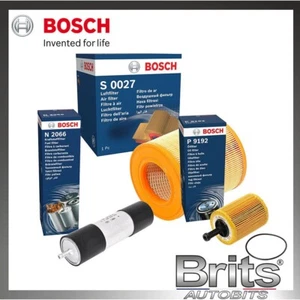 SERVICE KIT AUDI A6 (C6) 2.0 TDI CAGB CAHA BOSCH OIL AIR FUEL FILTER (2008-2011) - Picture 1 of 12