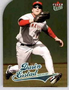2004 Fleer Ultra Gold Medallion Die Cut Darin Erstad Foil Refractor Angels #45 - Picture 1 of 2