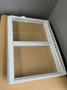 NICE! OEM Frigidaire Kenmore Crosley Kelvinator White Crisper Drawer Cover Shelf - Picture 1 of 7