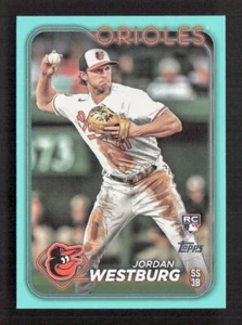 Jordan Westburg 2024 Topps Series 1 AQUA Parallel #232 SP RC - Imagen 1 de 2