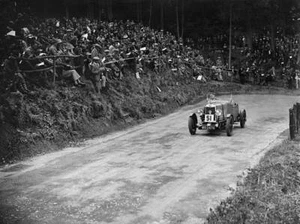 Lea-Francis Hyper competing in the Shelsley Walsh Amateur Hillclim - Old Photo - Bild 1 von 1