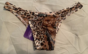 Low rise Male leopard print mini men's sexy underwear briefs sexy panties - Picture 1 of 3