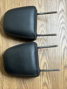 Toyota RAV4 2013-2018 Front Passenger And Driver Head Rest Black Leather 2pc - Picture 1 of 9