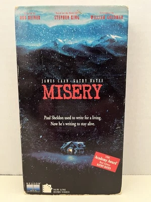 Misery - VHS - Stephen King Horror Movie - Kathy Bates - 1991 Foto 1 de 4