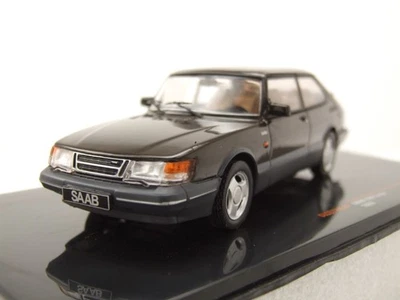 Saab 900 Turbo 1988 Nero Modellino 1:43 Ixo Models - Immagine 1 di 4