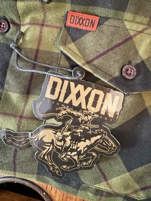 Escopeta verde Dixxon Flannel Co calibre 12 2x Xxl 2xl con etiqueta segunda enmienda 2A Foto 1 de 4