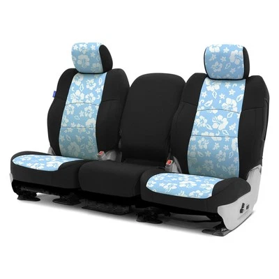 For Honda Odyssey 11-17 Seat Cover CR-Grade Neoprene 2nd Row Black & Hawaiian Foto 1 de 4