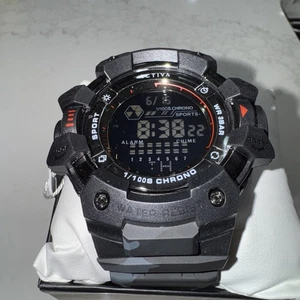 Activa Armour X Invicta Men's 50mm Black Rubber Digital Watch ACW8050MC-003 - Picture 1 of 10