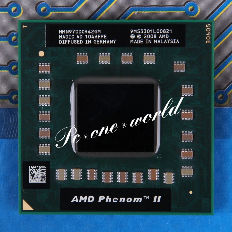 100% OK HMN970DCR42GM AMD Phenom II N970 2.2 GHz Dual-Core CPU Processor - Image 1 of 1