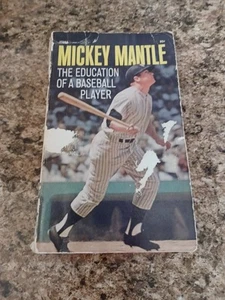 MICKEY MANTLE MY EDUCATION OF A BASEBALL PLAYER 1969 COND SOFT COVER - Picture 1 of 4
