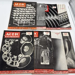 Audio Engineering Magazine Lot 12 KOMPLETT 1949 Journal Toningenieure Radio - Bild 1 von 24