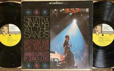 SINATRA at the Sands w/ COUNT BASIE - 1966 1st Press Reprise 2-LP - TOP COPY - Image 1 of 4