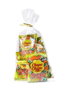 50 CT 7x13 Inches Clear Cellophane Gift Bags with 6" Gold Twist Ties – Large ... - Picture 1 of 7