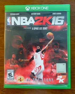 NBA 2K16 James Harden Xbox One CIB Complete Excellent Free Shipping - Image 1 of 4