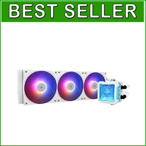 Stylish AIO CPU Cooler with 320x320 IPS Display & Low Noise Operation at 29.8 dB - Picture 1 of 8