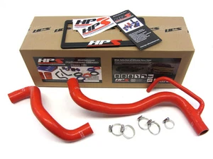 HPS Red Silicone Radiator Hose Kit Coolant OEM Replacement 57-1060-RED xB - Picture 1 of 4