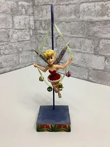 Disney Jim Shore Tinker Bell Adorno Estatuilla Deja que la Temporada Anillo Navidad - Imagen 1 de 10
