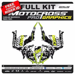 CAN AM MAVERICK R800-1000 SUPER DURABLE Stickers Kit Graphics Decals Decallab - Picture 1 of 6