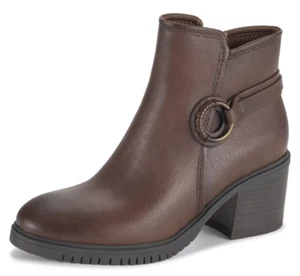 Baretraps Women's Felicia Boots Oak Brown Size 11 New In Box Side Zip Heeled - Picture 1 of 5