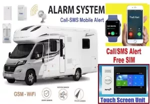 Wohnmobil-Wohnwagen-Campervan Funk Alarm Sicherheitssystem Handyanruf/SMS Alarm - Bild 1 von 19