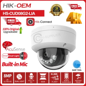 Hitosino 4k Smart Light 8MP Dome oem Hybrid IR PoE MIC AI IP Camera - Picture 1 of 21