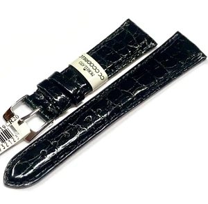 CINTURINO COCCODRILLO BRASILE MIS 20/16 NERO PER OROLOGIO VERA PELLE MORELLATO - Picture 1 of 6