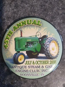 2008 button 45 Annual Antique Steam And Gas Tractor Show Boonville, In. - Picture 1 of 3