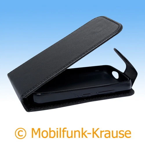 Funda Flip Case para móvil Nokia C5-03 (negro)