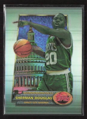 1994-95 Finest #55 Sherman Douglas Refractors Boston Celtics (W) - Image 1 of 2