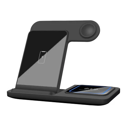 3in1 Wireless Charger Dock Station For Apple Watch Ultra 10 9 Air Pods iPhone 16 - Image 1 of 4