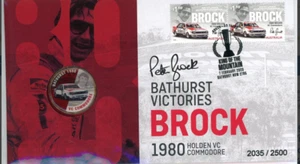 2023 Peter Brock Bathurst Victories 1980 VC Enameled Penny PNC - L/E 2500 - Picture 1 of 1