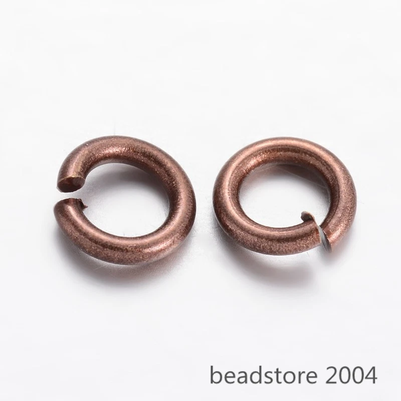 Anillos de salto abiertos estándar de 50 g fuertes hallazgos de bucle sin soldar 4 ~ 8 mm elige el color Foto 1 de 1