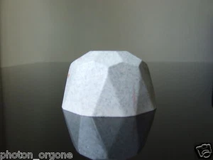 4 White Orgone Negative Energy Purification Sacred Geometry Devices Selenite - Picture 1 of 2