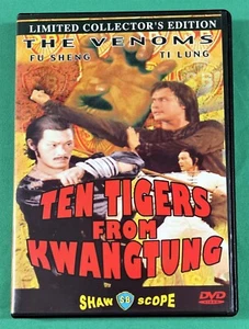 TEN TIGERS OF KWANG TUNG, 1979 R-0 SHAW BROS Chang Cheh DVD 廣東十虎與後五虎 English Dub - Bild 1 von 2