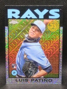 Luis Patino 2021 Topps Baseball Update #86C-44 Chrome Silver Pack Mojo RC Rays - Picture 1 of 2