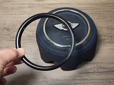 UK LAGER GLANZ SCHWARZ Lenkrad RING für MINI F54 F55 F56 F57 F60 Cooper - Bild 1 von 4