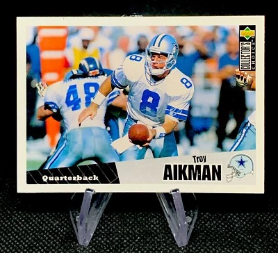 1996 Upper Deck Collector's Choice Troy Aikman #295 Dallas Cowboys - Image 1 of 2
