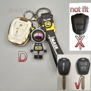 Fundas para llavero conector botón llave coche diseñadas para Isuzu D-Max MU-X 20-22 D6 - Imagen 1 de 1