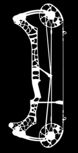 Mathews Phase 4 29 Bow Decal 8”x 3” Vinyl Decal Sticker - White/Other Colors - Picture 1 of 1