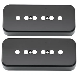 Musiclily Pro 2Pcs Black Plastic P90 Soapbar Guitar Pickup Cover For USA - Picture 1 of 3