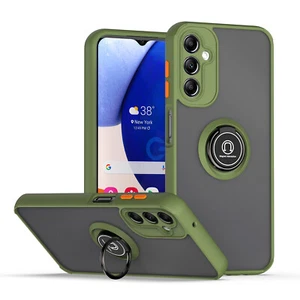 For Samsung Galaxy A14 5G, Luxury Shockproof Hybrid Armor Ring ClearCase Cover - Picture 1 of 25
