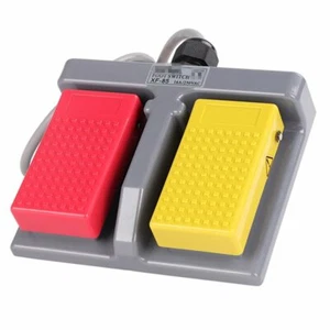 Plastic Foot Switch Double Pedal Foot Pedal Switch Self-return 10A/250VAC - Picture 1 of 5